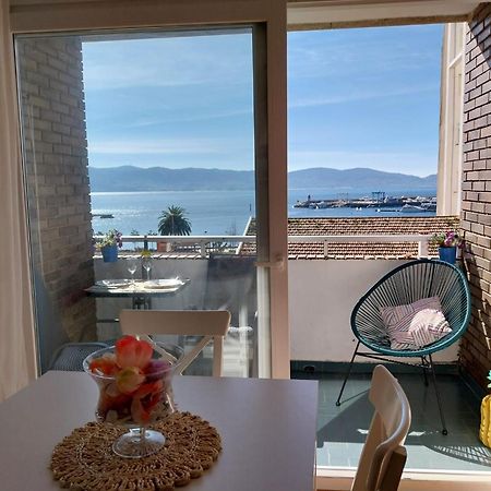 Vista Faro, Playa Panadeira Apartman Sanxenxo Kültér fotó
