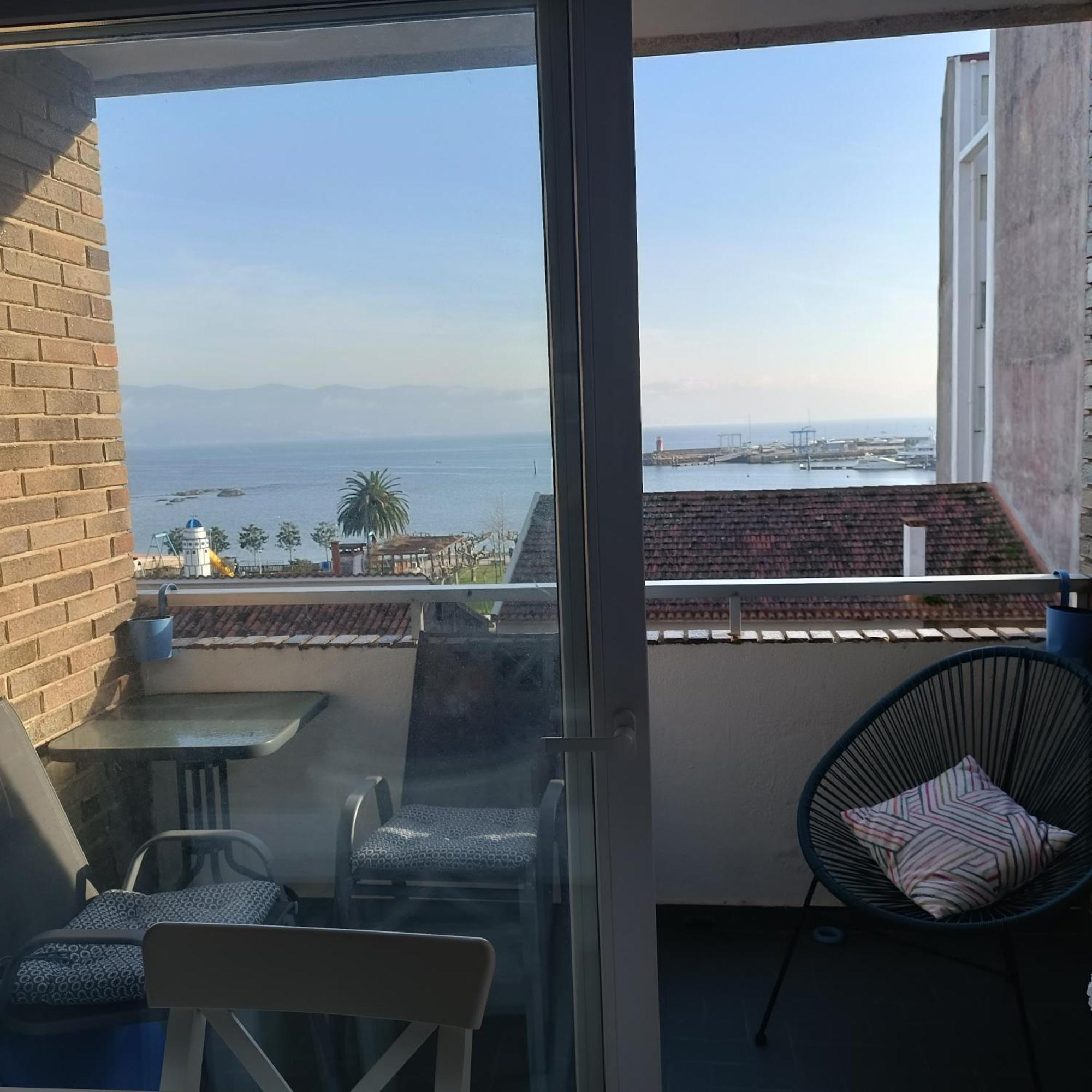 Vista Faro, Playa Panadeira Apartman Sanxenxo Kültér fotó
