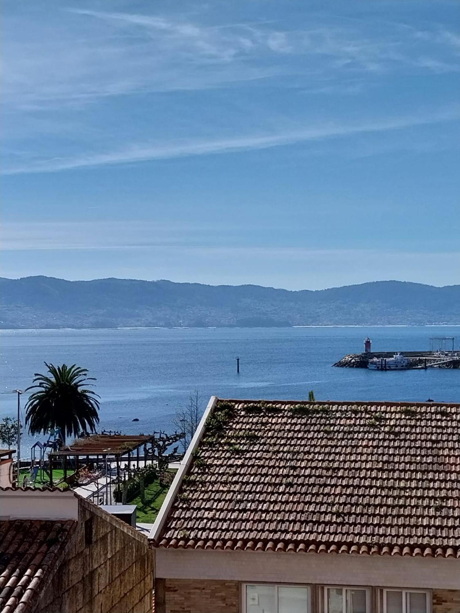 Vista Faro, Playa Panadeira Apartman Sanxenxo Kültér fotó